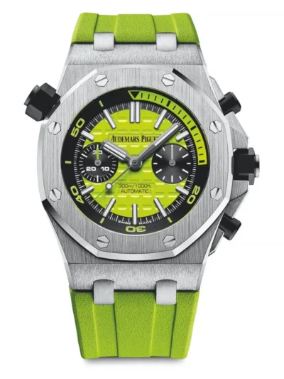 2949C9E5-F26E-C972-A8B4-EDBDDCF1A447.webp Audemars Piguet Royal Oak Offshore Diver Chronograph Green 26703ST.OO.A038CA.01