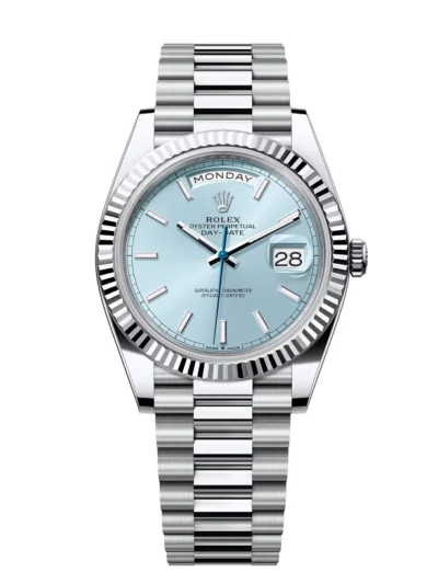 Superclone Rolex Day-Date 40 mm Ice blue Dial 228236