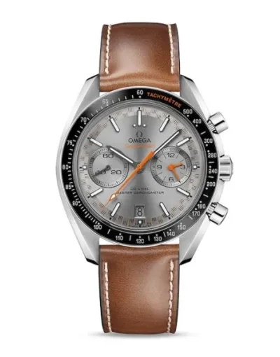 Omega Speedmaster Men Automatic Grey Leather Watch O32932445106001
