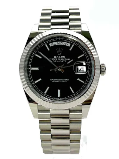 Superclone Rolex Day-Date 40mm Black Dial 228239