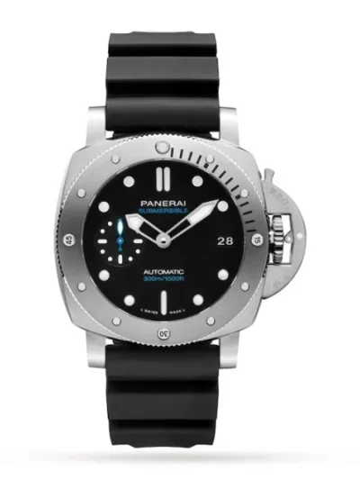 2EB338D7-4933-925A-AE3B-3A5274090145.webp Panerai Submersible Men Automatic Black Rubber Watch PAM00973