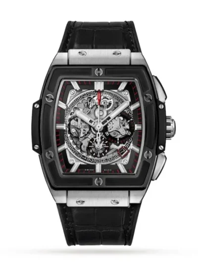 Hublot Spirit Of Big Bang Men Automatic Black Rubber Watch 601.NM.0173.RX