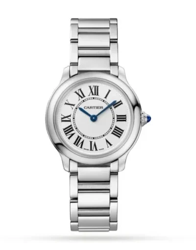 2F6AF70C-903D-80D1-912D-6F5D48FFAAA8.webp Cartier Ronde Must Women Quartz Silver Calf Watch WSRN0033
