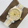 Rolex Datejust 36mm Gold Palm Motif Dial 126233