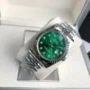 Couple Watches Rolex Datejust 36/28mm SS/SS Jub Green/Dia
