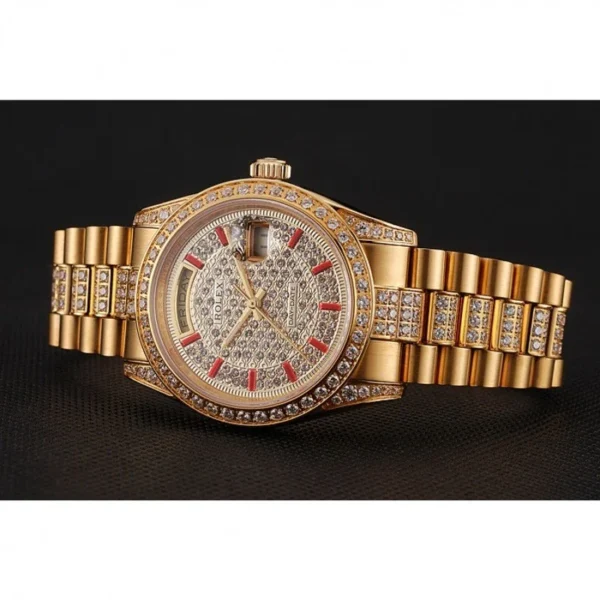 Superclone Rolex Day-Date 37mm Gold Dial 1453960