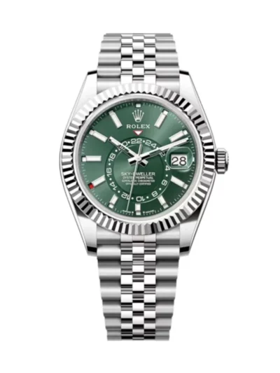 Superclone Rolex Sky-Dweller 42 mm Mint green Dial 336934 Jubilee