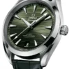337BAC23-FFEB-BBFC-8704-C17724FB4EA6.webp Omega Seamaster Aqua Terra Men Automatic Green Leather Watch O22013412110001