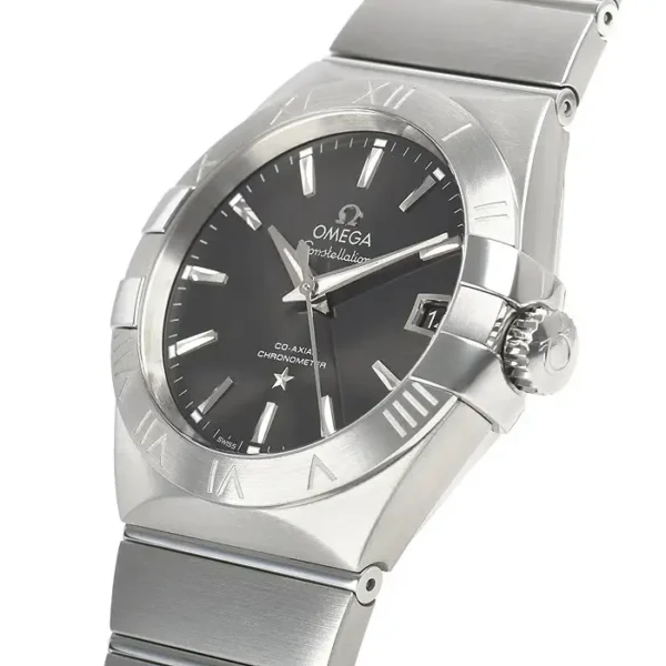 3493502F-5537-5DFE-63F5-ED86740D94A5.webp Omega Constellation Men Automatic Black Stainless Steel Watch O13110362001001
