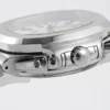 Patek Philippe Silver Nautilus Chronograph Watch