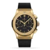 Hublot Classic Fusion Men Automatic Black Rubber Watch 541.VX.1130.RX