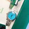 Couple Watches Rolex Oyster Perpetual 31/41mm SS/SS Tiffany Blue/Stk
