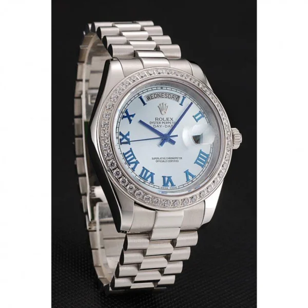 Superclone Rolex Day-Date 40mm Blue Dial 1453962