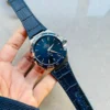 3B1D587E-143A-E938-A302-9AC5362035B3.webp Omega Constellation Men Automatic Blue Leather Watch O13133412103001