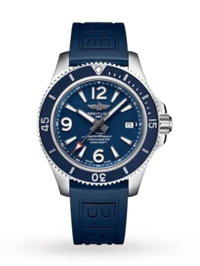 3BA3C193-B556-433E-78D0-5F2D5D2B987E.webp Breitling Superocean Men Automatic Blue Rubber Watch A17366D81C1S2