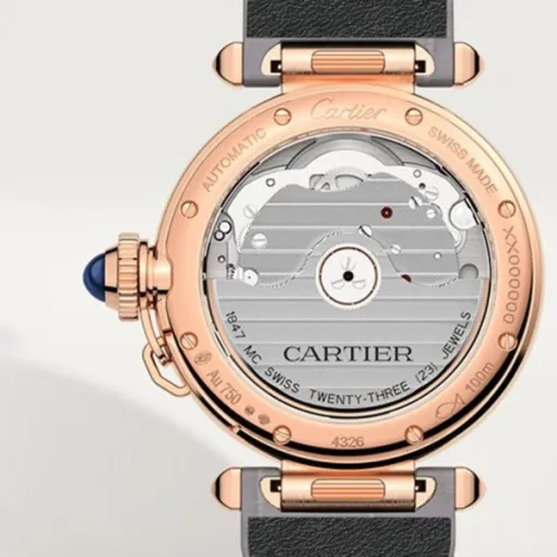 3E08E96C-5023-22C9-E6AE-A032D24F53DF.webp Cartier Pasha de Cartier Women Automatic Silver Alligator Watch WGPA0014