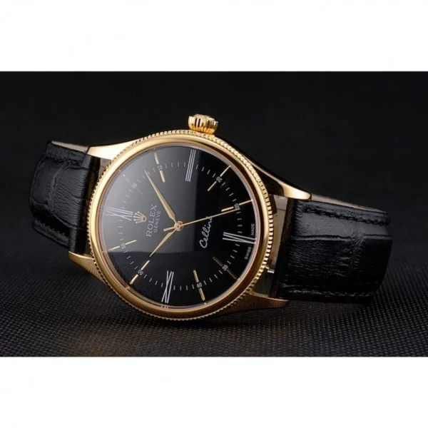 3F4C8632-FA17-EA49-D7AE-D315AA334C40.webp Superclone Rolex Cellini 38mm Black Dial REP016814