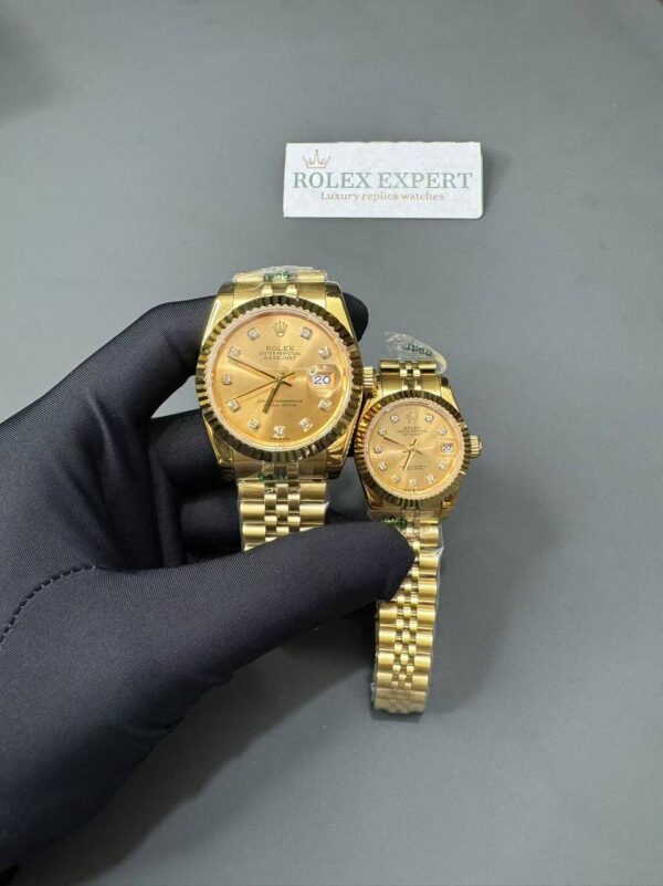 3F644479-404C-54D1-B7A3-99EEB72CCF1A.jpg Couple Watches Rolex Datejust 36/28mm RG/RG Jub Gold/Dial
