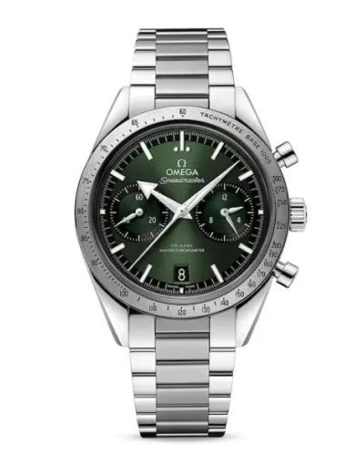 Omega Speedmaster Men Automatic Green Stainless Steel Watch O33210415110001