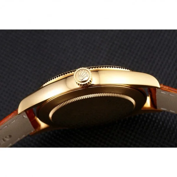 Superclone Rolex Cellini 38mm Gold Dial REP016798