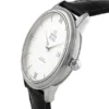 Omega De Ville Men Automatic Silver Leather Watch O42413402002001