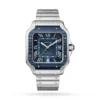 445A3637-FCFE-FA10-9074-7E0047C0325E.webp Cartier Santos de Cartier Men Automatic Blue Stainless Steel Watch WSSA0048