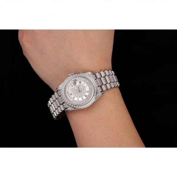 Superclone Rolex Day-Date 37mm White Dial 1453950
