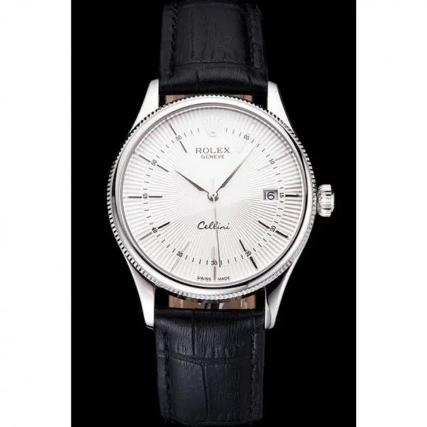 Superclone Rolex Cellini 38mm White Dial REP016802