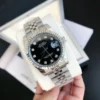 Couple Watches Rolex Datejust 36/28mm SS/SS Jub Black/Dial