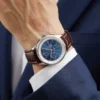 Breitling Premier Men Automatic Blue Crocodile Watch A13315351C1P1