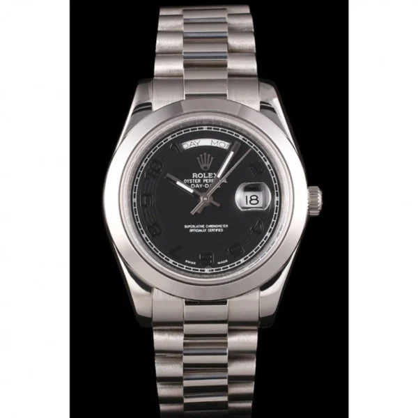 Superclone Rolex Day-Date 40mm Black Dial 80294