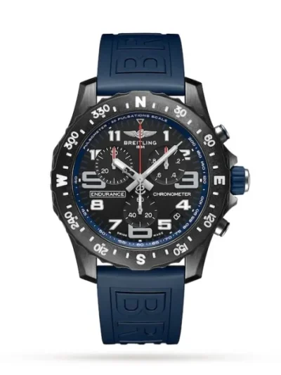 Breitling Endurance Pro Men Quartz Black Rubber Watch X82310D51B1S1