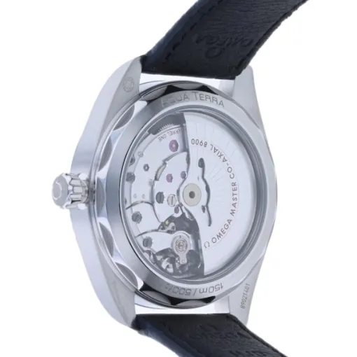 4B337ECE-C0D2-97AC-ED78-4E524985E808.webp Omega Seamaster Aqua Terra Men Automatic Blue Leather Watch O22013412103001
