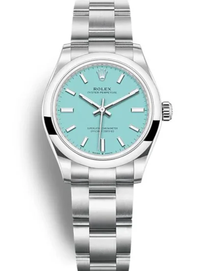 Rolex Oyster Perpetual Lady 31mm Tiffany Blue Dial 277200