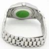 Rolex Day-Date 36mm Green and Silver with Diamonds Dial 118346