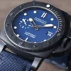 Panerai Submersible Men Automatic Blue Rubber Watch PAM01232