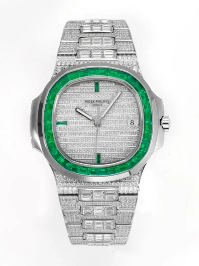 Patek Philippe Nautilus Platinum Green Watch