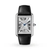 Cartier Tank Must Men Automatic Silver Calf Watch WSTA0040