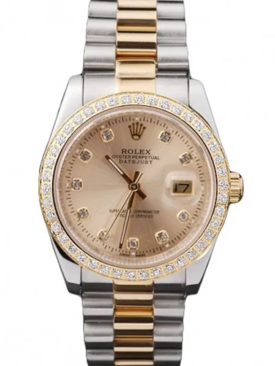 Superclone Rolex Datejust 36mm Gold Dial SRL40