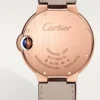 Cartier Ballon Bleu de Cartier Men Automatic Silver 18ct Rose Gold Watch WGBB0035