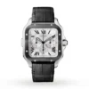 51BFF5D7-3960-9782-00B2-A90C27817DBA.webp Cartier Santos de Cartier Men Automatic Silver Rubber Watch WSSA0017