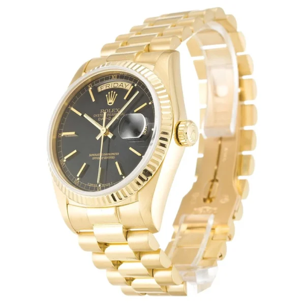 Rolex Day-Date 36mm Black Dial 18038