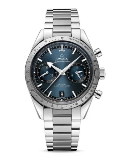 Omega Speedmaster Men Automatic Blue Stainless Steel Watch O33210415103001