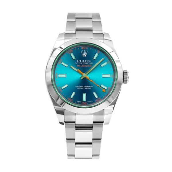 55ABF67E-6312-7231-CC2A-0582EE1D62D4.jpg Rolex Milgauss 40mm Blue Dial 116400GV