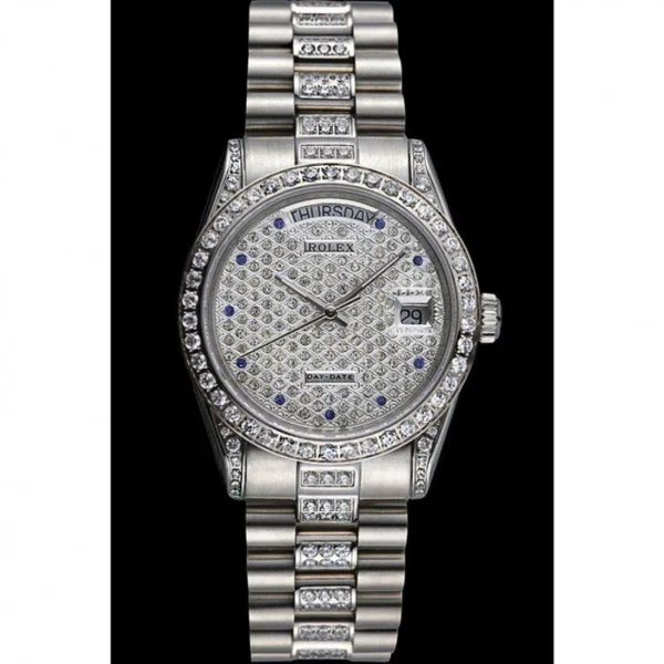 Superclone Rolex Day-Date 37mm Diamond Dial 621612