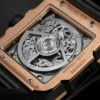 Hublot Square Bang Men Automatic Skeleton Rubber Watch 821.OM.0180.RX