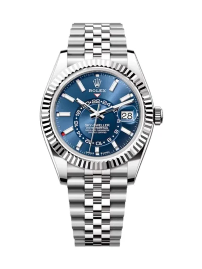 Superclone Rolex Sky-Dweller 42 mm Bright blue Dial 336934 Jubilee