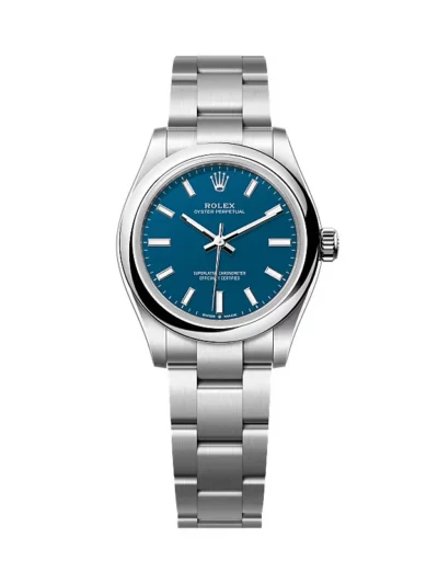 Superclone Rolex Oyster Perpetual 277200 Med Blue Dial