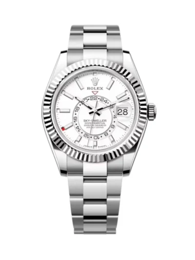 Superclone Rolex Sky-Dweller 42 mm Intense white Dial 336934
