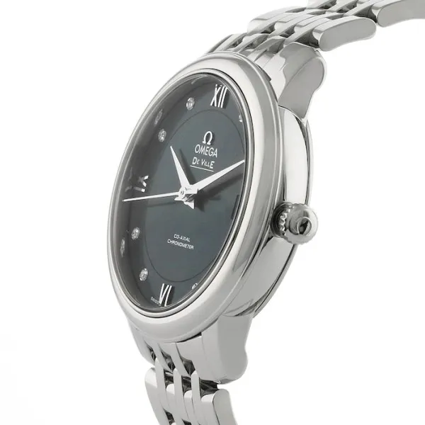 5D362530-7EC6-C407-2244-6A1C55E0C88F.webp Omega De Ville Women Automatic Blue Stainless Steel Watch O42410332053001